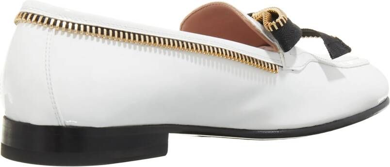 Moschino Loafers Bow Zip in wit