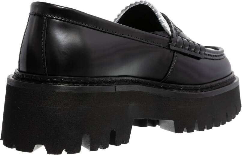 Moschino Loafers Hearted Brogue Sporty in zwart