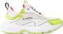 Moschino Wit Gele Sporty Mix Sneakers Multicolor Dames - Thumbnail 2