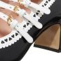 Moschino Pumps & high heels Hearted Brogue in zwart - Thumbnail 1