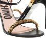 Moschino Sandalen Mini Lettering Sandals in zwart - Thumbnail 1