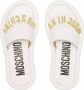 Moschino Slippers & Mules Sabot D Imbottito30 Vitello in wit - Thumbnail 1