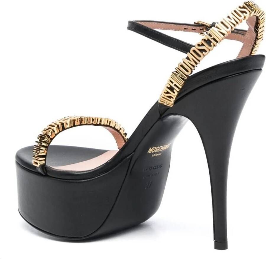 Moschino Slippers & Mules Sandals Black in zwart