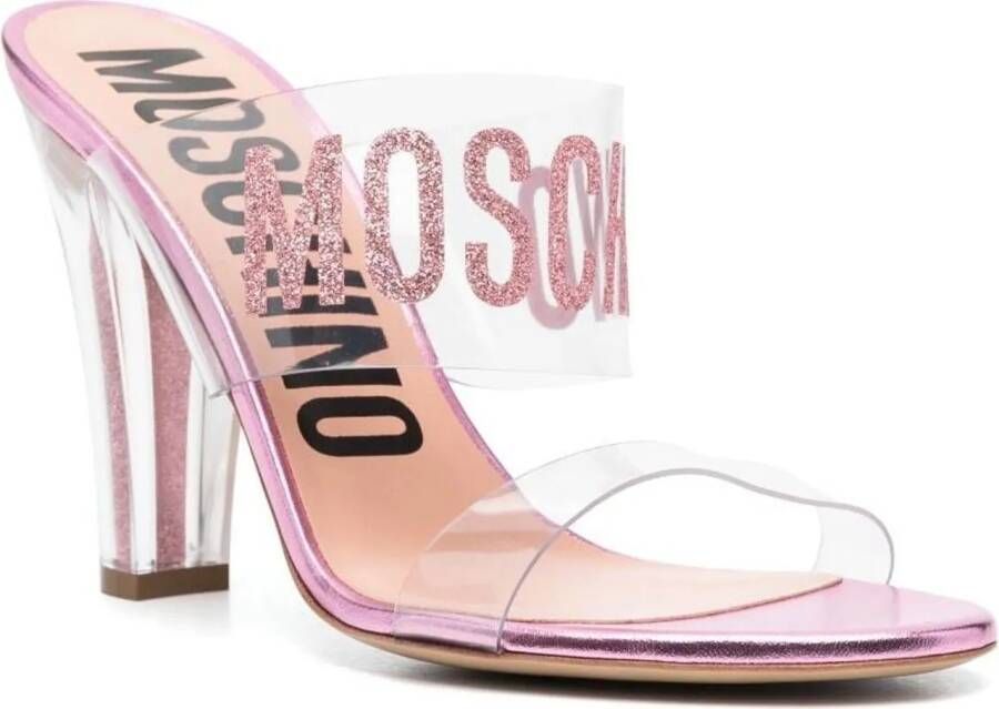 Moschino Slippers & Mules Sandals Pink in poeder roze