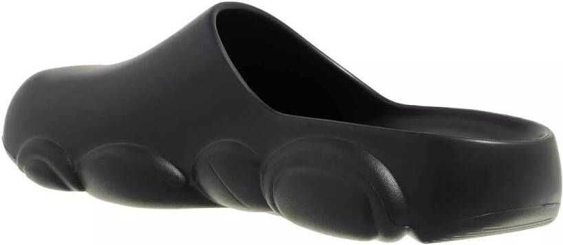 Moschino Slippers Scarpad.Rubber30 Gomma in zwart