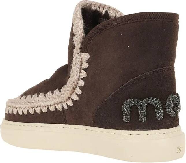 Mou Low-Top Sneakers Eskimo Sneaker Bold Glit.Logo in bruin