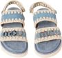 Mou Sandalen Bio Strap Sandalen Blauw Mu.sw461001t in beige - Thumbnail 3