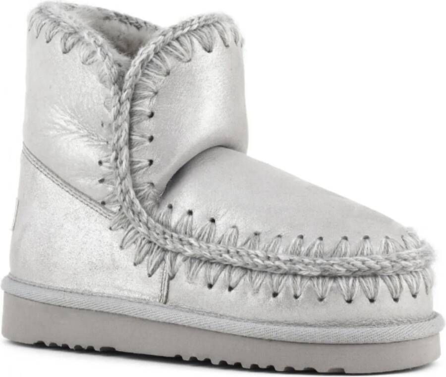 Mou Sandalen Eskimo 18 Pantoffels Zilver Mu.fw101001c in zilver