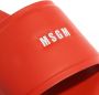 MSGM Sandalen Slides in rood - Thumbnail 1