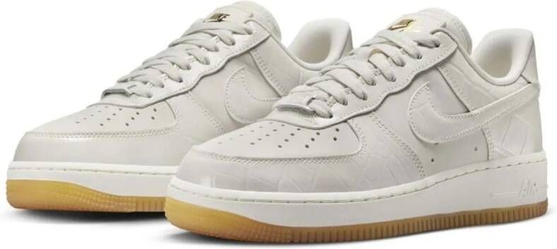 Nike Low-Top Sneakers Air Force 1 '07 Lx 'phantom Croc' Sneakers in wit