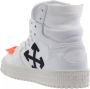 Off-White Off White Off Court 3.0 sneakers dames Elastane polyamide katoen Polyester leer leer rubber 35 Wit - Thumbnail 3