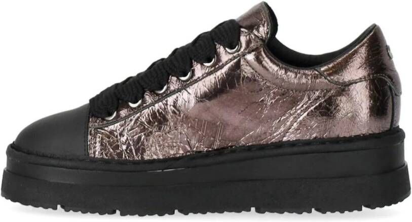 Panchic Sneakers P89 CRACKLÉ BRONZE SNEAKER in koper