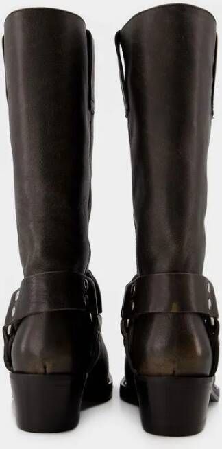 Paris Texas Boots & laarzen Roxy 45 Boots Leather Black in zwart