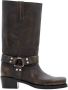 Paris Texas Boots Roxy Brushed Leather Boots in zwart - Thumbnail 1