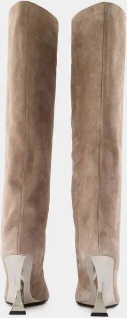 Paris Texas Boots Nina Boots Leather Beige in beige