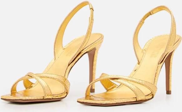 Paris Texas Sandalen 85mm Stiletto Slingback in goud