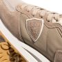 Philippe Model Beige Hardloopschoenen met Metallic Accenten Beige Dames - Thumbnail 4