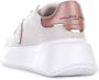 Philippe Model Nude leren sneaker met metallic details Beige Dames - Thumbnail 2