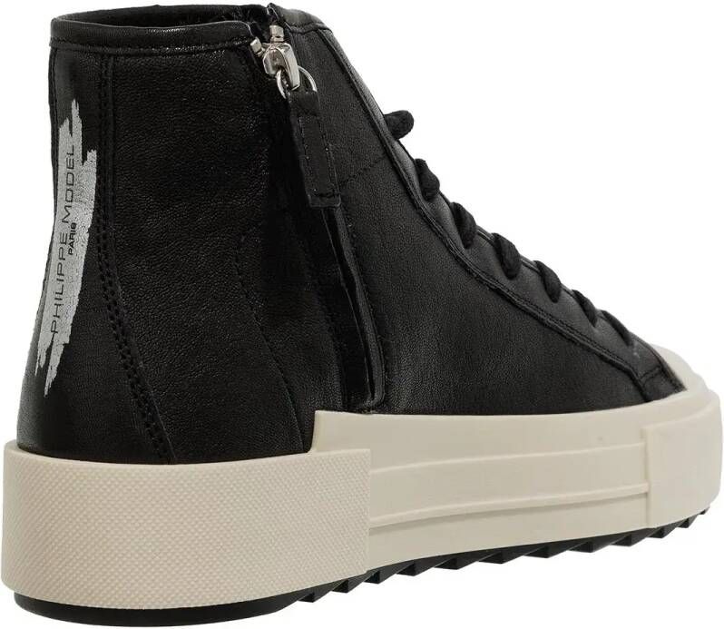 Philippe Model Sneakers Paris Haute Mid Woman in zwart