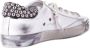 Philippe Model Straat Stijl Leren Sneakers met Metalen Accenten White - Thumbnail 2