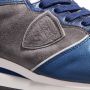 Philippe Model Hoge sneakers van leer en stof Blue Dames - Thumbnail 2