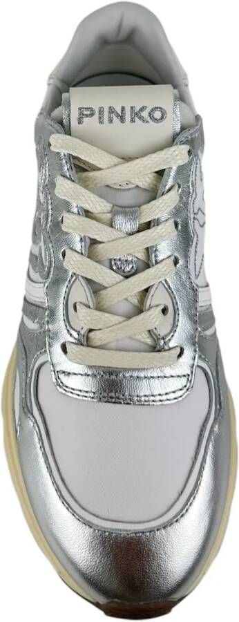 pinko Low-Top Sneakers Dames Sneaker Wit SS0087P085 SIL in wit