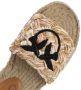 Pinko Natuurlijke Jute Espadrilles Greta Beige Dames - Thumbnail 2