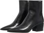 Prada Enkellaarzen Leather Ankle Boots in zwart - Thumbnail 1