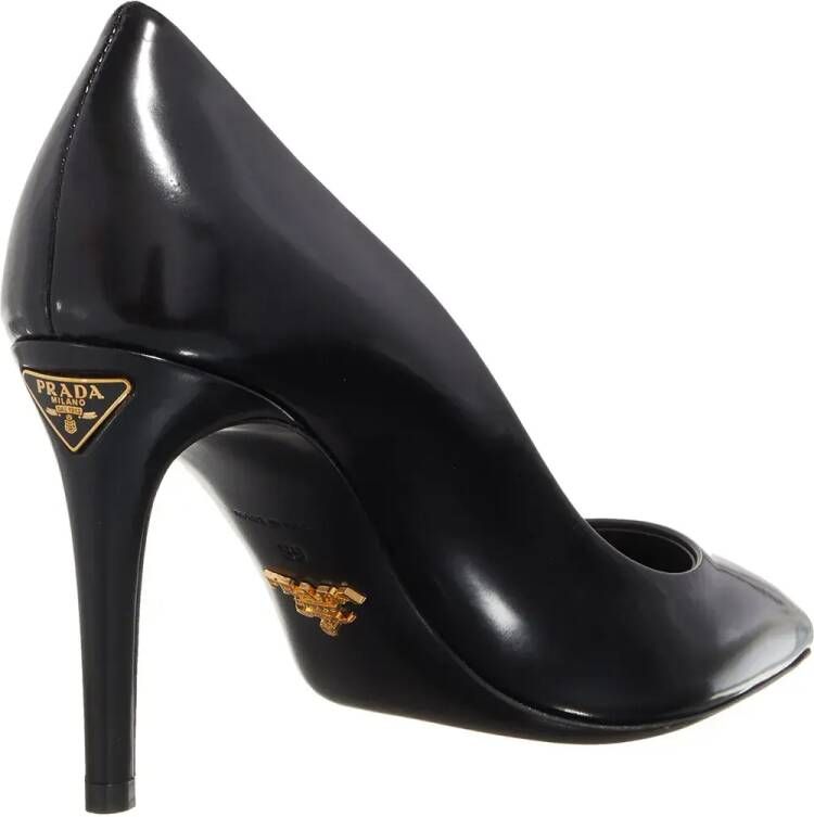 Prada Hoge hakken Pumps Med T-rem 85 Mm in zwart