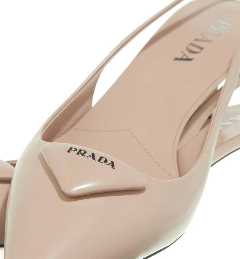 Prada Hoge hakken Slingback-Pumps 75mm in beige