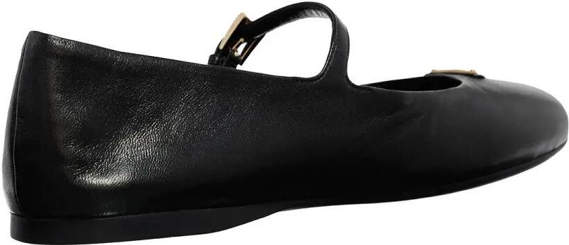 Prada Loafers & ballerina schoenen Ballerinas With Triangle Logo in zwart