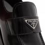 Prada Loafers & ballerina schoenen Logo Plaque Loafers in zwart - Thumbnail 1