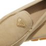 Prada Loafers Round-Toe Slip-On Loafers in beige - Thumbnail 1