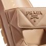 Prada Gewatteerde leren sandalen Beige Dames - Thumbnail 2