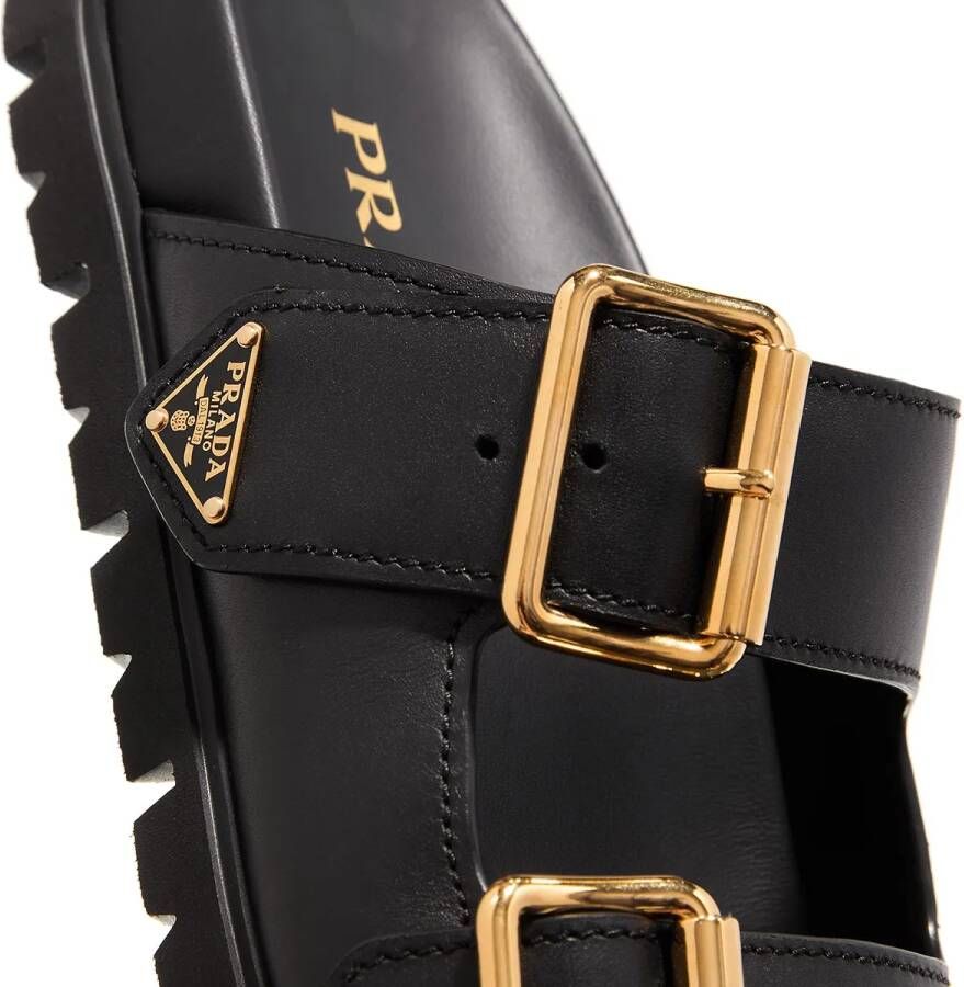 Prada Sandalen Sandali Vit Sport in zwart