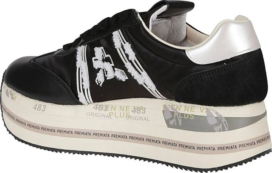 Premiata Low-Top Sneakers Beth Sneakers Black in zwart