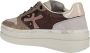 Premiata Low-Top Sneakers Micol Sneakers Metallic in staalgrijs - Thumbnail 1