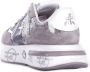 Premiata Low-Top Sneakers Silver in grijs - Thumbnail 2