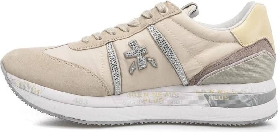 Premiata Sneakers Dames Conny Sneaker Beige in beige