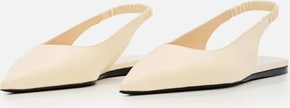 Proenza Schouler Loafers Spike Slingback Flats in beige