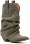 R13 Boots Low Rider Slouchy Cowbody Boots in groen - Thumbnail 1