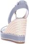 Ralph Lauren Ocean Nappa Leren Espadrille Sleehakken Blue Dames - Thumbnail 2