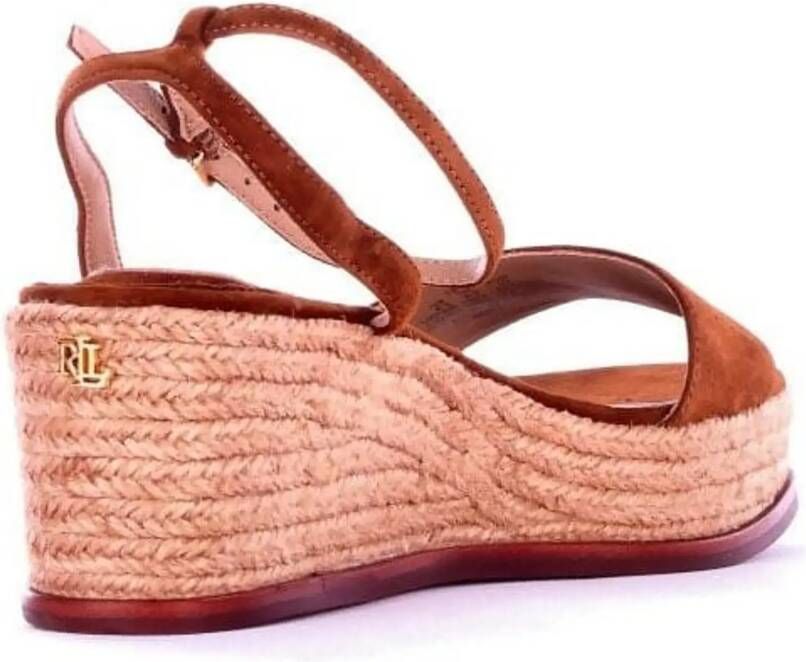 Ralph Lauren Loafers Flat Shoes Brown in bruin