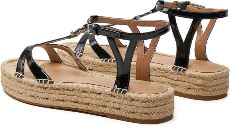 Ralph Lauren Sneakers Payton Espadrilles Sandals in zwart