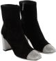 René Caovilla Boots Black Suede Boot in zwart - Thumbnail 1