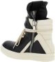 Rick Owens Sneakers Geo-Basket' Black Anche White High-Top Sneakers Wi in wit - Thumbnail 2