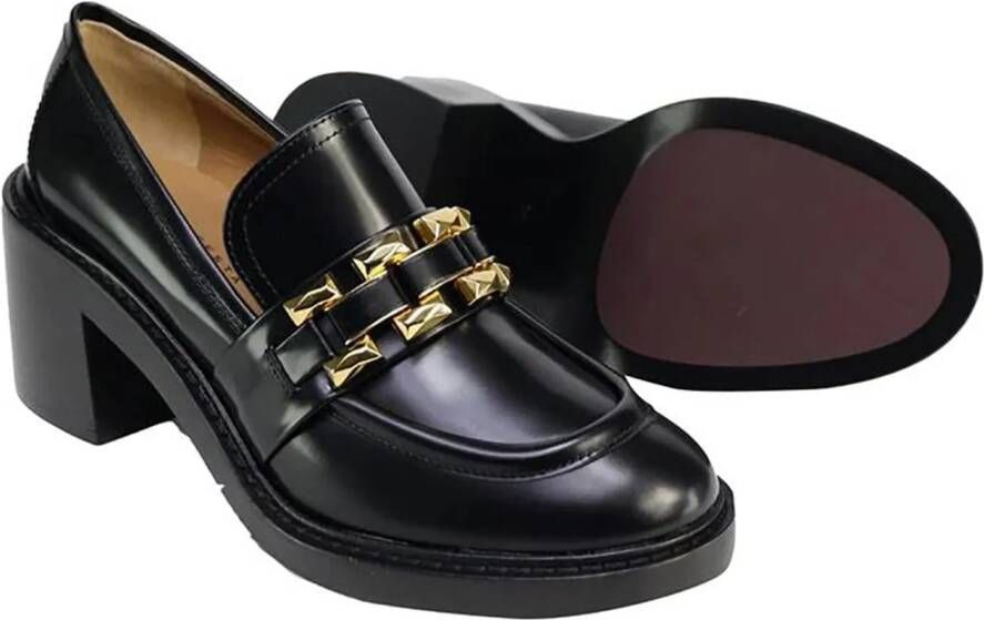 Roberto Festa Loafers Flat Shoes Black in zwart