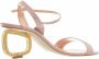 Rupert Sanderson Sandalen Silhouette Mid Heel Sandal in poeder roze - Thumbnail 1