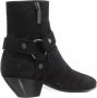 Saint Laurent Boots & laarzen Boots Leather in zwart - Thumbnail 1