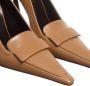 Saint Laurent Hoge hakken D'orsay Pumps in cognac - Thumbnail 1